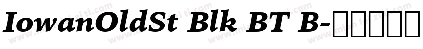 IowanOldSt Blk BT B字体转换